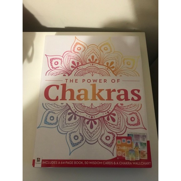 Chakras. The Power of Chakras. Set With Book & 50 Wisdom Cards and Wallchart New - Picture 1 of 2